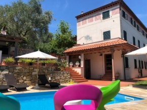Il Riccio-casale panoramico con piscina in Versilia